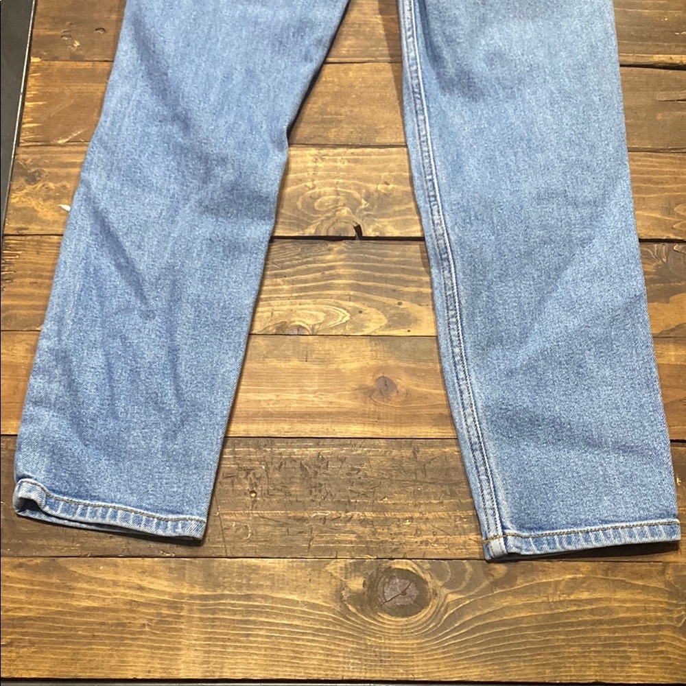 Cello Straight Leg Blue Jeans with Vintage Distressing - Picture 5 of 9